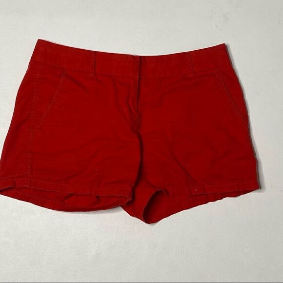 J.Crew | Broken-In Red Chino Shorts - Picture 1 of 3
